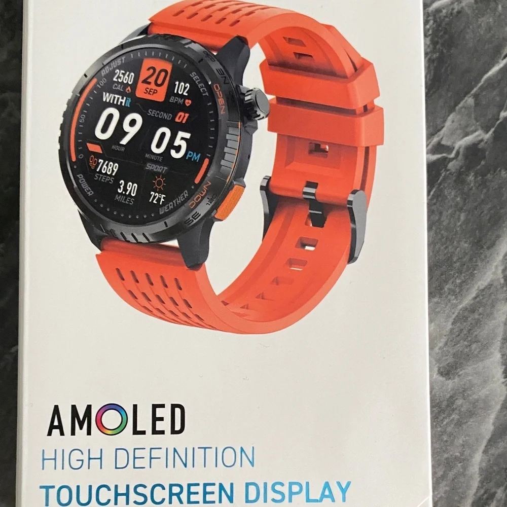 Zetta Smartwatch - Vibrant Orange